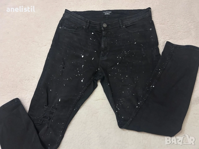 Мъжки черни дънки Terranova Jeans – W38 / EU 50, streetwear модел