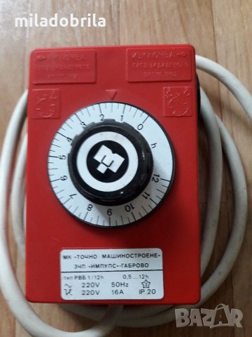 Реле за измерване на точно време българско производство, снимка 2 - Други стоки за дома - 34261822