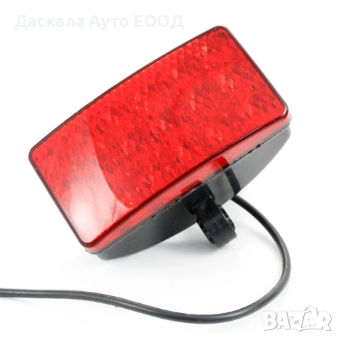 1бр. червена ЛЕД LED задна светлина с 18 диода , 12-24V, снимка 2 - Части - 53711615