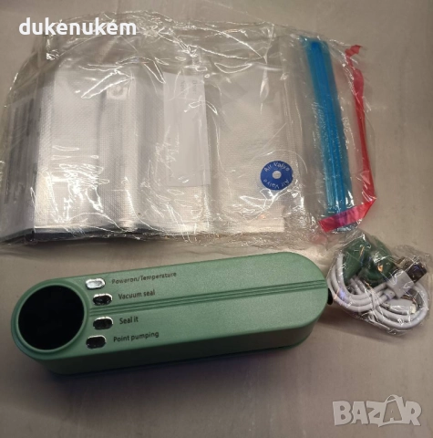 Преносим вакуумен уред 3 в 1 за твърди и течни храни, снимка 7 - Друга електроника - 51962630
