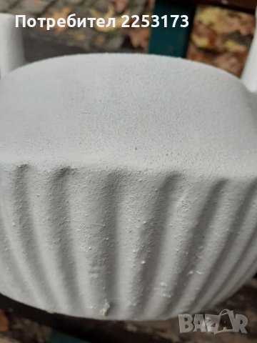 Соц.керамична ваза,боядисана в бяло, снимка 5 - Декорация за дома - 38977201