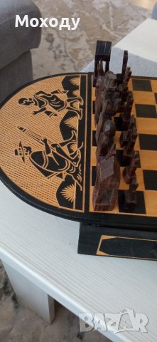 Шах - ръчно направен (дървен), снимка 4 - Други спортове - 41396898