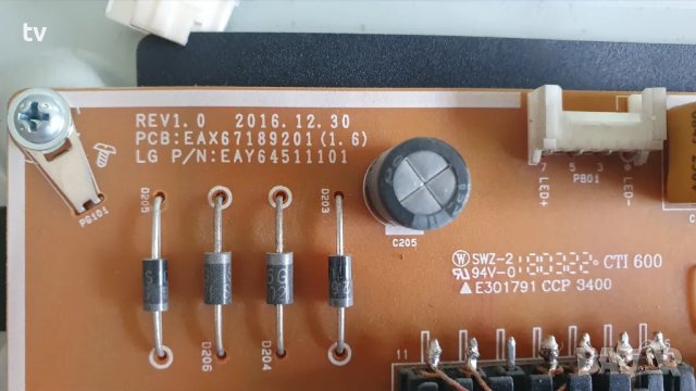 LG 49UK6470PLC на части - EAX67872805 / EAX67189201 / GAN01-1379A-P1 / GAN01-1380A-P1, снимка 7 - Части и Платки - 49304603