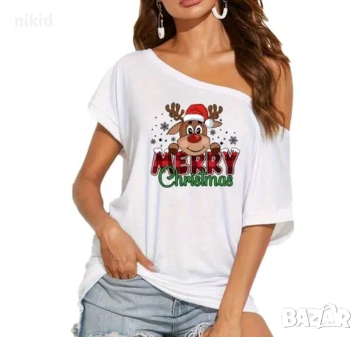 Сладко еленче елен елф Merry Christmas Коледна термо щампа апликация картинка за дреха лепенка, снимка 4 - Други - 48170842