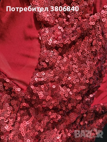 Рокля за празниците с пайети , снимка 3 - Рокли - 52540438