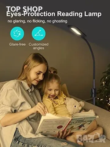 AUKEY LED подова лампа, 3 цветни режима и 20 димируеми нива, снимка 5 - Лампи за стена - 48490730