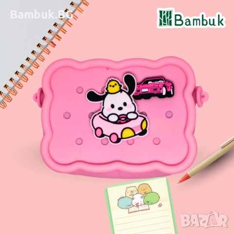 Гумени несесери "My Melody and Pochacco Overload", снимка 3 - Ученически пособия, канцеларски материали - 52561652