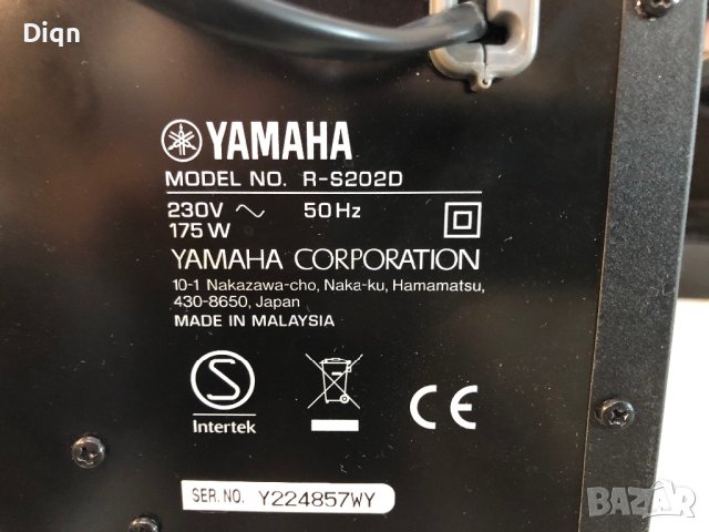 Yamaha R-S202d, снимка 12 - Ресийвъри, усилватели, смесителни пултове - 41438063