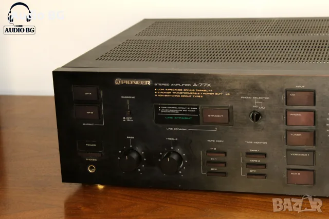 усилвател Pioneer  A-77X, снимка 5 - Ресийвъри, усилватели, смесителни пултове - 49399151