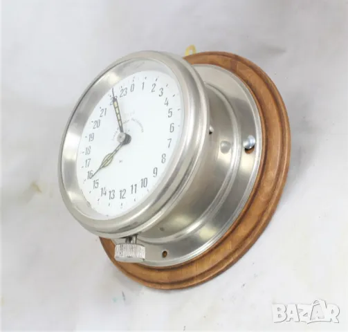 510 Kорабен 24 часов часовник от съветска подводница. Произведен в СССР през 50 те., снимка 6 - Антикварни и старинни предмети - 31794891
