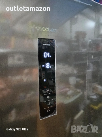 хладилник Cecotec Bolero CoolMarket Combi 322 WD Inox D, снимка 2 - Хладилници - 53128527