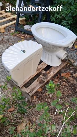 Ретро тоалетна чиния с казанче Vitruvit Гърция, снимка 5 - Други стоки за дома - 51857261