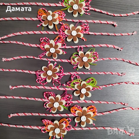 Ръчно изработени Мартеници за ръка и сувенири , снимка 9 - Декорация за дома - 49250399