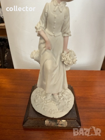 Френска женска фигура на момиче - Auro Belcari. №7384, снимка 3 - Колекции - 51880753