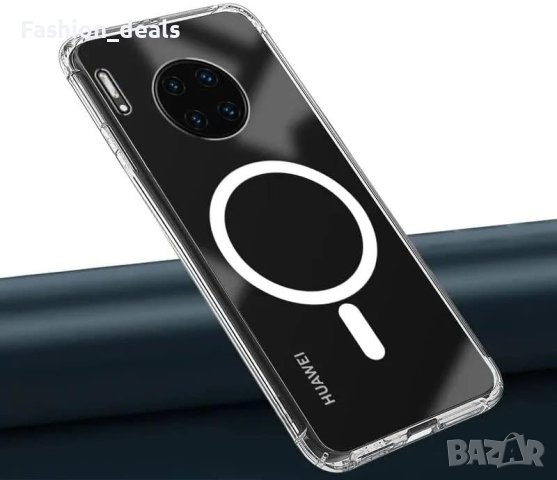 Нов Магнитен Прозрачен калъф кейс за Huawei Mate 40 Pro Mag-Safe , снимка 4 - Калъфи, кейсове - 41822670