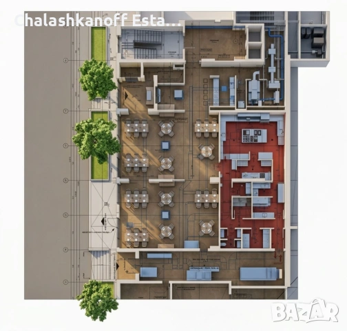 Просторен ресторант в новопостроена сграда до Скобелев, снимка 3 - Заведения - 53858627