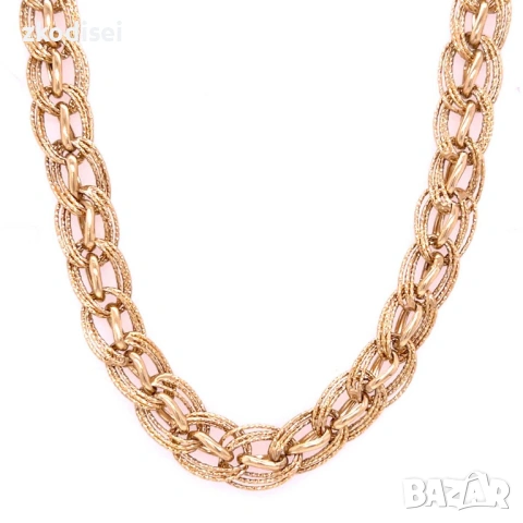 Златен синджир 19,73гр. 54,0см. 14кр. проба:585 модел:524-3, снимка 2 - Колиета, медальони, синджири - 53810892