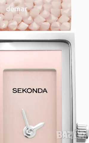 Дамски часовник Sekonda 17 мм Sparkle Slim с кристали