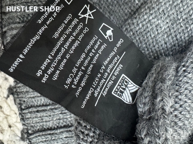 Мъжки пуловер DALE OF NORWAY 100% вълна. Размер XL, снимка 7 - Пуловери - 52676950