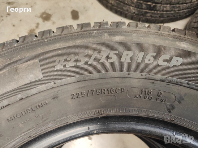 2бр.летни гуми 225/75/16C Michelin, снимка 3 - Гуми и джанти - 53213483