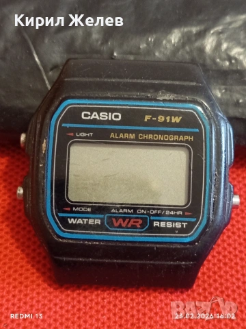 Винтидж електтронен часовник CASIO рядък за КОЛЕКЦИОНЕРИ 27295, снимка 2 - Мъжки - 53594419
