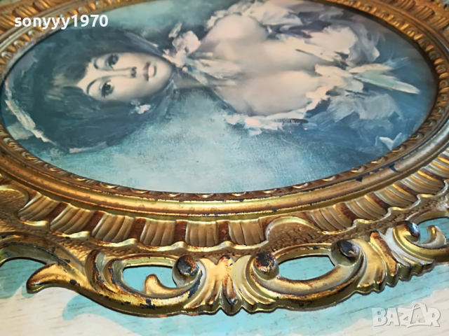 КРАСАВИЦА-КАРТИНА ВНОС ГЕРМАНИЯ 0804221557, снимка 9 - Антикварни и старинни предмети - 36389350