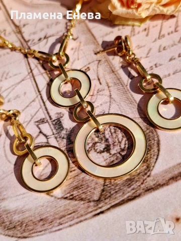 Дизайнерски сребърен комплект бижута Li-La-Lo., снимка 8 - Бижутерийни комплекти - 53744787