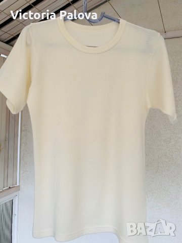 Тениска/бельо вълна, ангора унисекс, снимка 1 - Тениски - 42359396
