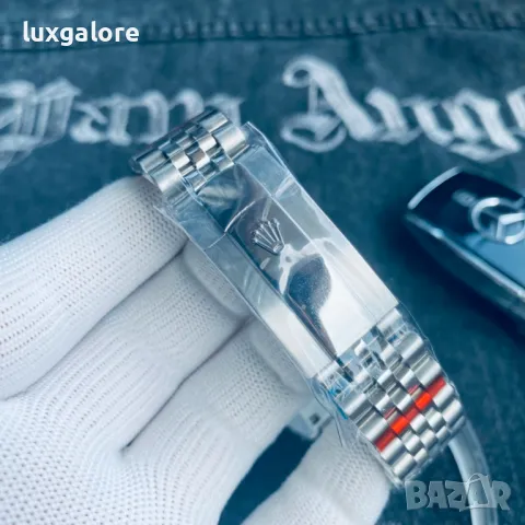 Мъжки часовник Rolex Oyster Perpetual Blue с автоматичен механизъм, снимка 3 - Мъжки - 49461776