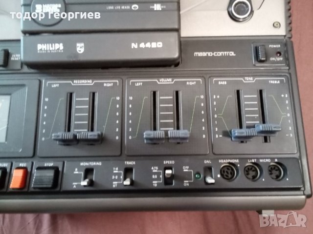 PHILIPS 3 мотора 3 скорости 3 глави- long live , DNL .Вграден усилвател с говорители., снимка 3 - Декове - 41326960