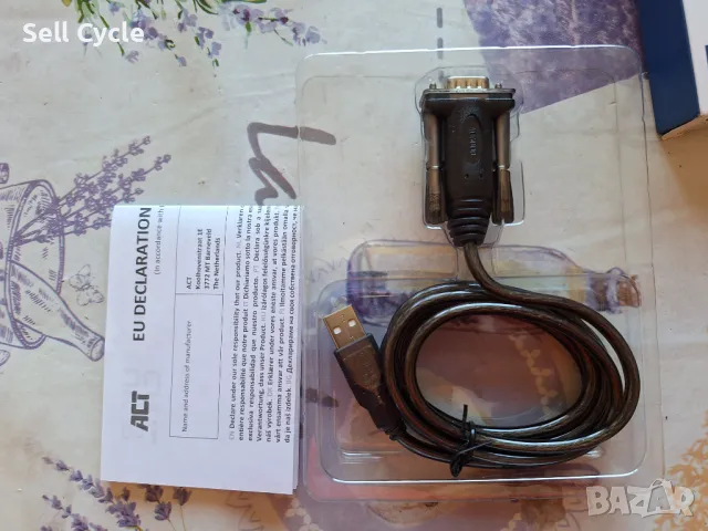 ✅КАБЕЛ КОНВЕРТОР ACT AC 6000 1,5 м.❗, снимка 2 - Кабели и адаптери - 49448166