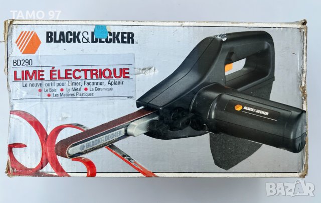 Black Decker BD290 - Лентов шлайф перфектен!, снимка 5 - Други инструменти - 44276565