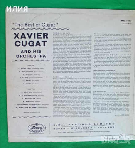 Xavier Cugat And His Orchestra – 1961 - The Best Of Cugat(Mercury – MMC 14097)(Afro-Cuban Jazz,Latin, снимка 2 - Грамофонни плочи - 44821809