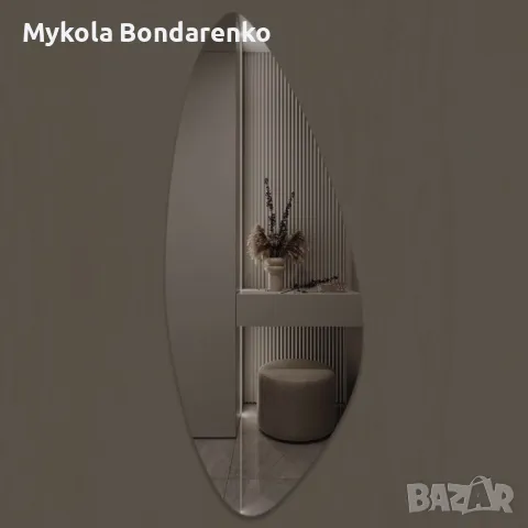 Огледало с лед осветление, снимка 2 - Огледала - 49129105