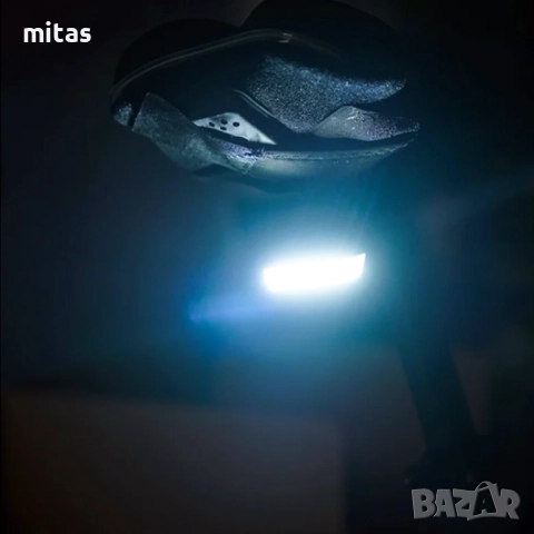 Комбинирана светлина за велосипед 2 в 1, Фар, Стоп, Соларно зареждане, снимка 8 - Аксесоари за велосипеди - 52080785