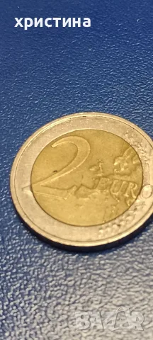 монета от 2 евро от 2019г, снимка 2 - Нумизматика и бонистика - 55888957