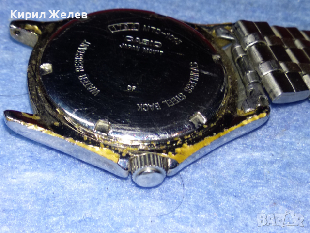 CASIO QUARTZ 1794 MTD-1015 JAPAN MOVT Оригинален ЧАСОВНИК КАСИО с ЧУДЕСНА НЕРЪЖДАЕМА ВЕРИЖКА 26465, снимка 8 - Мъжки - 44756609