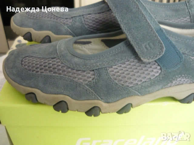 Дамски елегантни  медицински обувки № 40 цвят сиво, снимка 4 - Дамски ежедневни обувки - 53794650