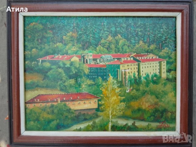 картина 48/39 см Рилския манастир