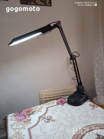 лампа шарнирна,Работна Лампа шарнирна,подвижна, Настолна лампа,за бюро,маса,тезгях,струг,, снимка 7 - Настолни лампи - 44404521