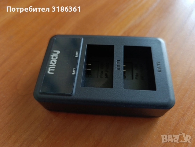 Двойно зарядно за батерии NP-FW50 за Sony фотоапарати