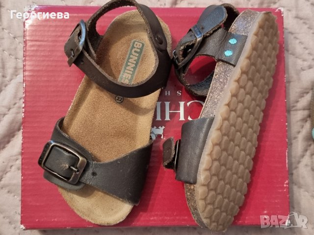 Детски сандали 22номер естествена кожа, снимка 2 - Детски сандали и чехли - 41288887