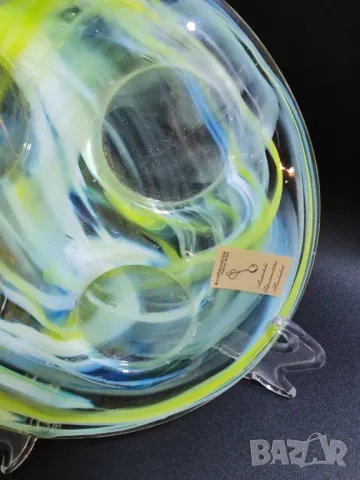 Dorotheenhütte Wolfach- Ръчно изработен " може би свещник", снимка 3 - Декорация за дома - 48826925