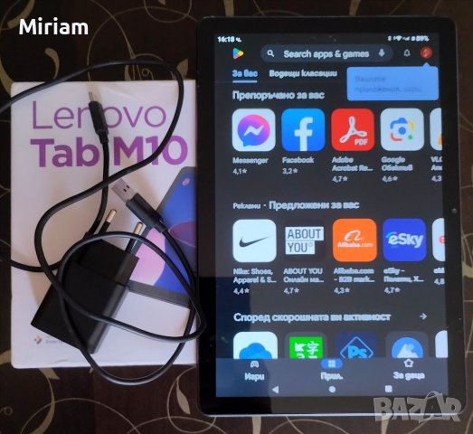 Нов таблет Lenovo Tab M10 (3rd Gen) 10.1" 4GB/64GB със SIM, снимка 2 - Таблети - 41646316