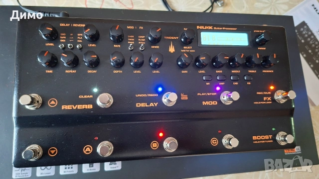 NUX TRIDENT Процесор за китара, снимка 6 - Китари - 53506012