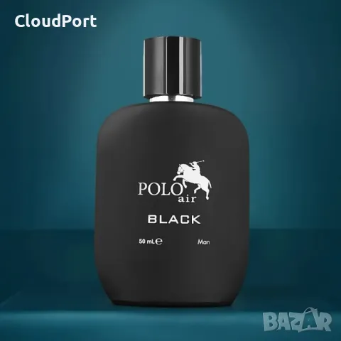 Мъжки комплект, POLO Air, Портфейл, Колан, Черен Часовник, 50 мл Парфюм, Черен, снимка 4 - Мъжки - 50394011