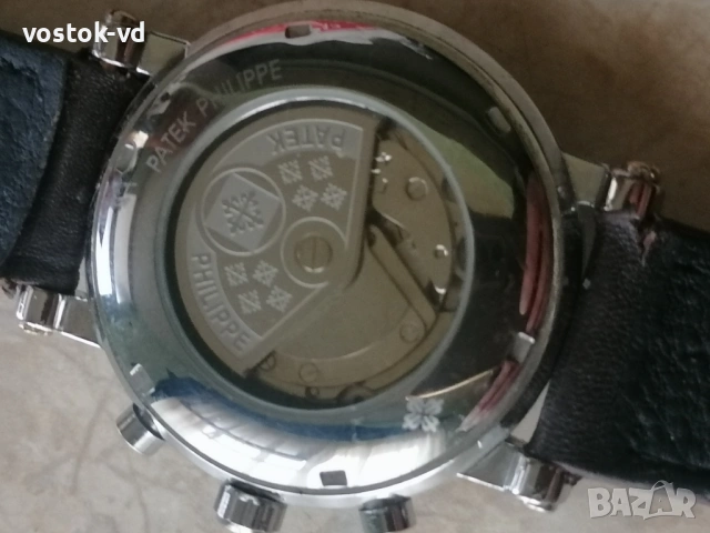 PATEK PHILIPE GENEVE AUTOMATIC МЪЖКИ РАБОТЕЩ , снимка 10 - Антикварни и старинни предмети - 53295320