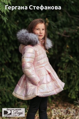 Зимно яке с естествен пух  Размери -116,122,128,140,152 Цена -90лв