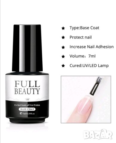 Комплект база и топ лак за гел лак 