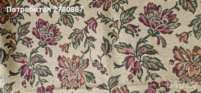 Ретро кувертюра, покривало за легло жакардово на цветя , снимка 2 - Антикварни и старинни предмети - 51115469